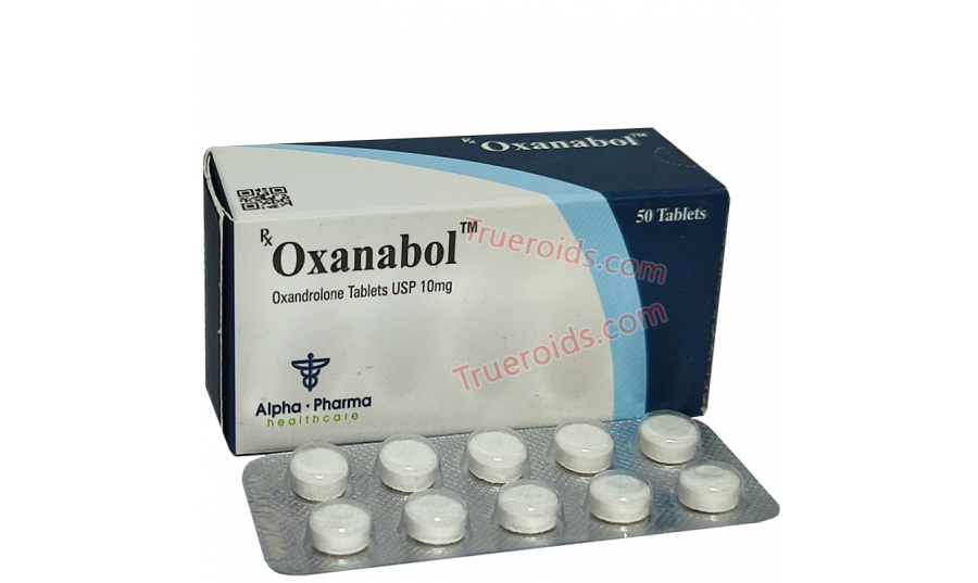 Alpha Pharma Oxanabol 50 tablets 10mg/tab