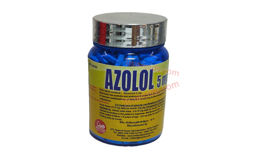 British Dispensary Azolol 5mg 400 tablets 5mg/tab