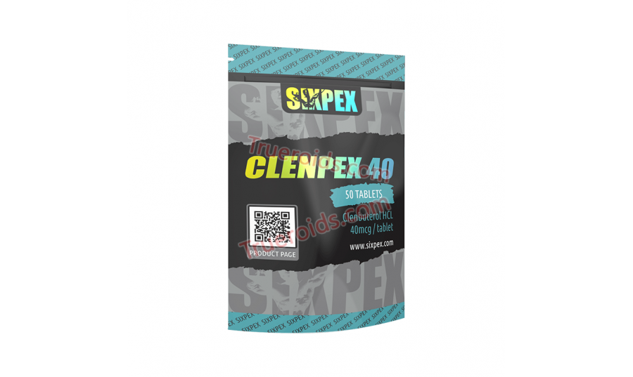 SIXPEX Clenpex 40 (Clenbuterol 40mcg) (USA DOMESTIC)