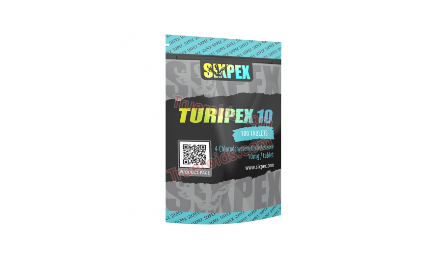 SIXPEX Turipex 10 (Turanabol) - 100 Tablets - 10mg/tab.(USA DOMESTIC)