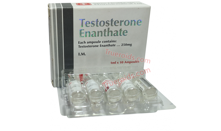 Swiss Healthcare Pharmaceuticals Testosterone Enanthate 10amp 250mg/ml